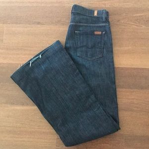 7 For All Mankind Wide Legged Flare Jeans